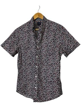 J. Crew Shirt Floral Print Button Up Shirt Casual 100% Cotton Preppy Men’s Sz M